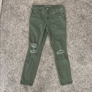 Old Navy Green Skinny Jeans for Women